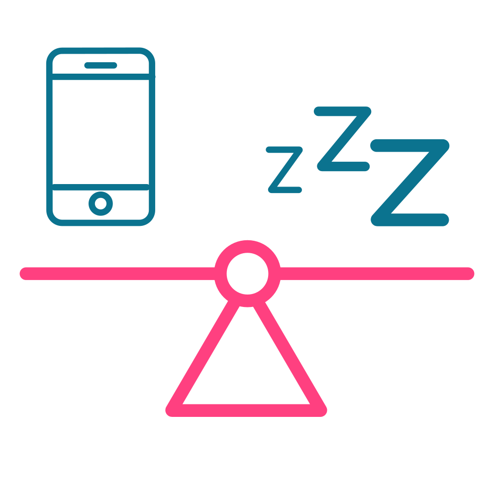 Icon Schlafhygiene & Mediennutzung gestalten